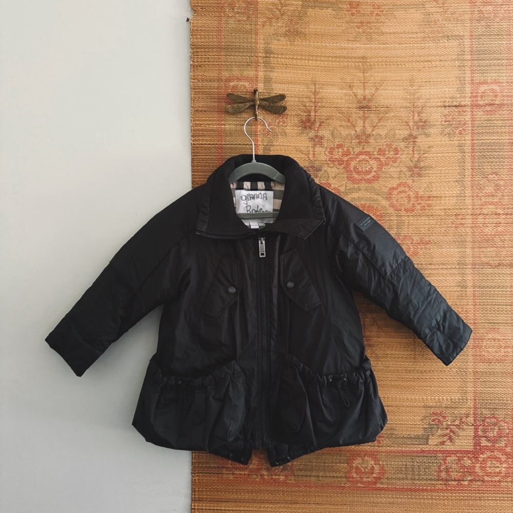 Burberry Black Winter Puffer Kids Coat 4 Years